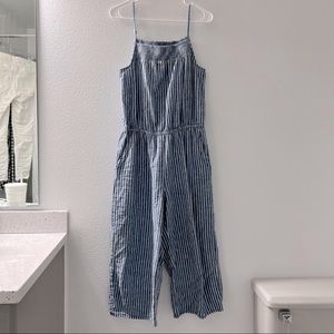 Blue and white striped jumper!